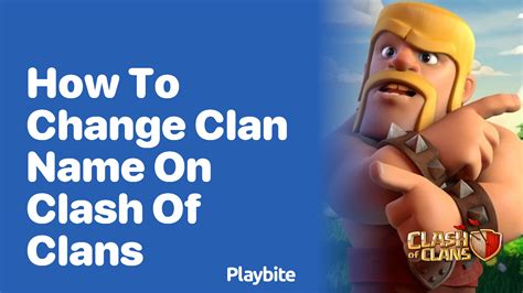 change name clash of clans